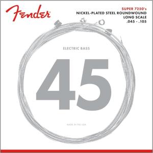 imageFender 7250 Bass Strings Nickel Plated Steel Roundwound Long Scale 7250ML 045100Medium  45105