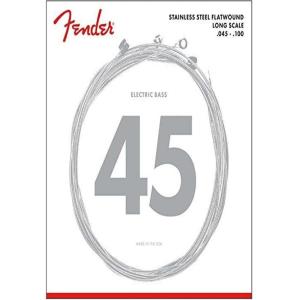 imageFender 9050 Bass Strings Stainless Steel Flatwound 9050L 045100Light  45100