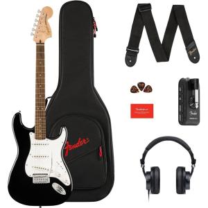 imageFender Affinity Series Stratocaster Mustang Micro Pack Laurel Fingerboard Black Gig Bag HD9 US CA EU AU JP