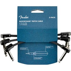 imageFender Blockchain Patch Cable Kit AngleAngle Black Large 15 PiecesAngleAngle
