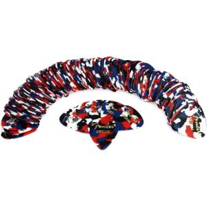 imageFender Classic Celluloid Guitar Picks Shape Medley Guitar Accessories Tortoise Shell Medium 8PackConfetti