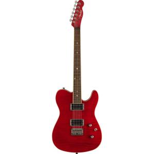 imageFender Custom Telecaster FMT HH Electric Guitar Features Seymour Duncan 59Pearly Gates Humbuckers with Coil Tap with 2Year Warranty Black Cherry BurstCrimson Red Transparent
