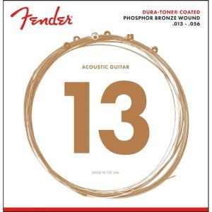 imageFender DuraTone Coated Phosphor Bronze Acoustic Guitar Strings 860M 013056Medium  1256