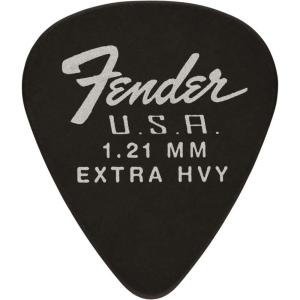 imageFender DuraTone Delrin Guitar Picks 351 Shape Fiesta Red 096mm 12Pack121