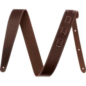 imageFender Essentials Economy Leather Guitar Strap Guitar Accessories Adjustable from 445quot to 53quot BrownBrown