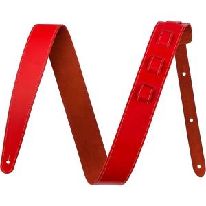 imageFender Essentials Economy Leather Guitar Strap Guitar Accessories Adjustable from 445quot to 53quot BrownRed