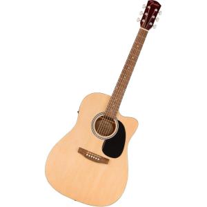 imageFender FA25CE Dreadnought Acoustic Electric Guitar Beginner Guitar with 2Year Warranty Includes Builtin Tuner and OnBoard Volume and Tone Controls Comes with Free Lessons SunburstNatural