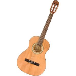 imageFender FA25N 34 Size Nylon String Acoustic Guitar Beginner Guitar with 2Year Warranty Perfect Beginner Guitar for Kids that is Easy on Fingers Includes 3 Months of Free Lessons NaturalNatural  34 Size