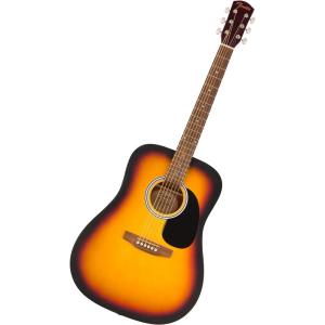 imageFender FA25N 34 Size Nylon String Acoustic Guitar Beginner Guitar with 2Year Warranty Perfect Beginner Guitar for Kids that is Easy on Fingers Includes 3 Months of Free Lessons NaturalSunburst