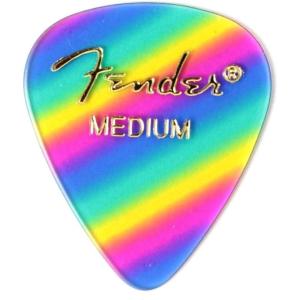 imageFender Graphic Guitar Picks 351 Shape Zebra Thin 12PackRainbow