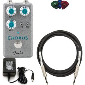 imageFender Hammertone Distortion Bundle with Power Supply Instrument Cable and PicksChorus