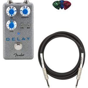 imageFender Hammertone Distortion Bundle with Power Supply Instrument Cable and PicksDelay