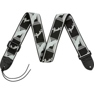imageFender Neon Monogrammed Guitar Strap 2in PinkYellowBlackLight GreyDark Grey