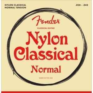 imageFender Nylon Acoustic Strings 100 ClearSilver Tie End 028043Tie End
