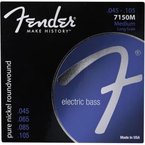 imageFender Original 7150 Bass Strings Pure Nickel Roundwound Long Scale 7150ML 045100Medium  45105