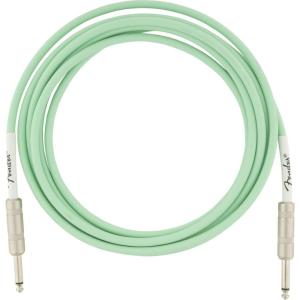 imageFender Original Series Coiled Instrument Cable Guitar Cable Guitar Accessories StraightAngle Daphne Blue 30ftSurf Green