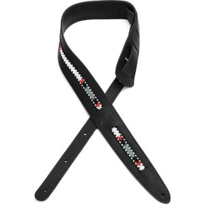 imageFender Paramount Acoustic Leather Guitar Strap BrownBlack