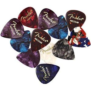 imageFender Premium 24 Pack Picks Sampler  Includes Thin Medium ampamp Heavy Gauges Austin Bazaar Exclusive12 Pack