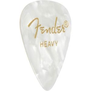 imageFender Premium Celluloid Guitar Picks 351 Shape Green Moto Heavy 144PackWhite Moto