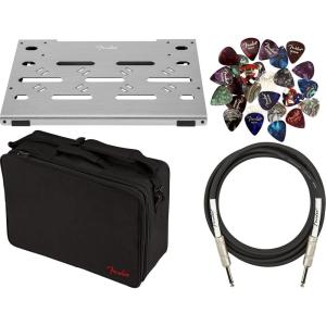 imageFender Professional Pedalboard with Bag  Small Bundle with Instrument Cable and Picks