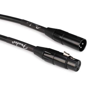 imageFender Professional Series Microphone Cable Guitar Cable Guitar Accessories XLR Black 25ft10ft