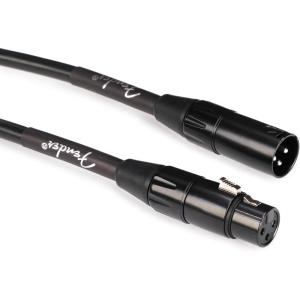 imageFender Professional Series Microphone Cable Guitar Cable Guitar Accessories XLR Black 25ft15ft