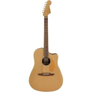 imageFender Redondo Player Acoustic Guitar with 2Year Warranty Natural Walnut FingerboardBronze Satin