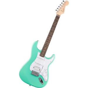 imageFender Squier Debut Series Stratocaster HSS Electric Guitar Beginner Guitar 2Year Warranty Includes Free Lessons Dakota Red with Satin Urethane FinishSea Foam Green