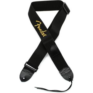imageFender StrapBlack With Yellow Logo