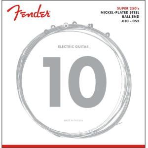 imageFender Super 250 Electric Guitar Strings Nickel Plated Steel Ball End 250L 009042Regular Heavy  1052