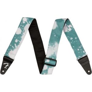 imageFender Tie Dye Acid Wash Guitar Strap BlackTeal