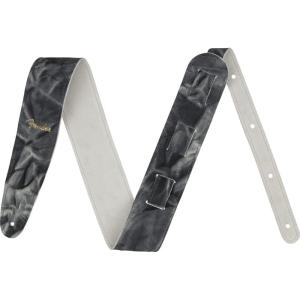 imageFender Tie Dye Leather Guitar Strap Guitar Accessories 2in BlackBlack