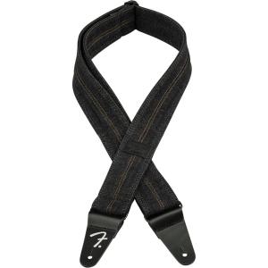 imageFender x Wrangler Riveted Denim Guitar StrapWashed Black