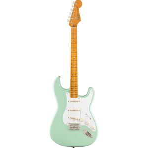 imageSquier Classic Vibe 50s Stratocaster Electric Guitar with 2Year Warranty Fiesta Red Maple FingerboardSurf Green
