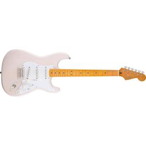 imageSquier Classic Vibe 50s Stratocaster Electric Guitar with 2Year Warranty Fiesta Red Maple FingerboardWhite Blonde