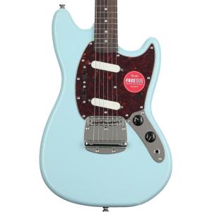 imageSquier Classic Vibe 60s Mustang Electric Guitar with 2Year Warranty Sonic Blue Laurel FingerboardSonic Blue