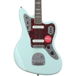 imageSquier Classic Vibe 60s Mustang Electric Guitar with 2Year Warranty Sonic Blue Laurel FingerboardSurf Green