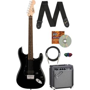 imageSquire Sonic Stratocaster Electric Guitar Tahitian Coral Maple Fingerboard White PickguardBlack