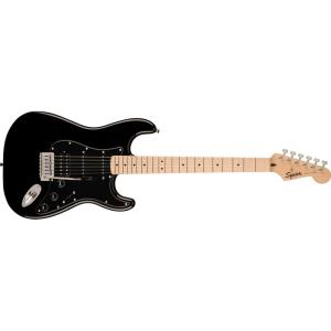 imageSquire Sonic Stratocaster Electric Guitar Tahitian Coral Maple Fingerboard White PickguardBlack HSS Bridge and Pickups