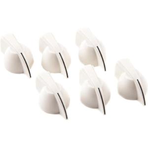 imageFender Chicken Head Amp Knobs White 6Pack