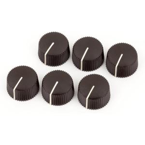 imageFender Pure Vintage Radio Amplifier Knobs  Dark Brown