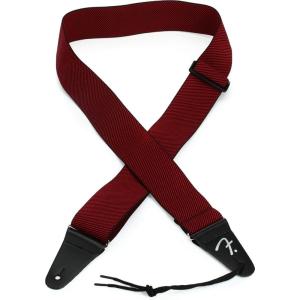 imageFender WeighLess Tweed Guitar Strap Stocking Stuffers Guitar Accessories 2in GrayRed