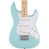 imageFender Mini Stratocaster Pack with Amplifier Gig Bag Strap Cable Tuner and Picks Daphne Blue Finish