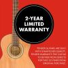 imageFender CN25 34 Size Nylon String Acoustic Guitar Beginner Guitar with 2Year Warranty Perfect Beginner Guitar for Kids that is Easy on Fingers Includes 3 Months of Free Lessons Natural