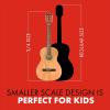 imageFender CN25 34 Size Nylon String Acoustic Guitar Beginner Guitar with 2Year Warranty Perfect Beginner Guitar for Kids that is Easy on Fingers Includes 3 Months of Free Lessons Natural
