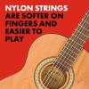 imageFender CN25 34 Size Nylon String Acoustic Guitar Beginner Guitar with 2Year Warranty Perfect Beginner Guitar for Kids that is Easy on Fingers Includes 3 Months of Free Lessons Natural