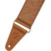 imageFender Tooled Leather Guitar Strap Guitar Accessories 2in BrownBrown
