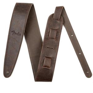 imageFender Artisan Crafted Leather Guitar Strap 2in BlackBrown