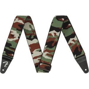 imageFender WeighLess Camo Guitar StrapWoodland Camo