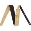 imageFender Reversible Suede Guitar Strap 2in GrayTanBrownTan